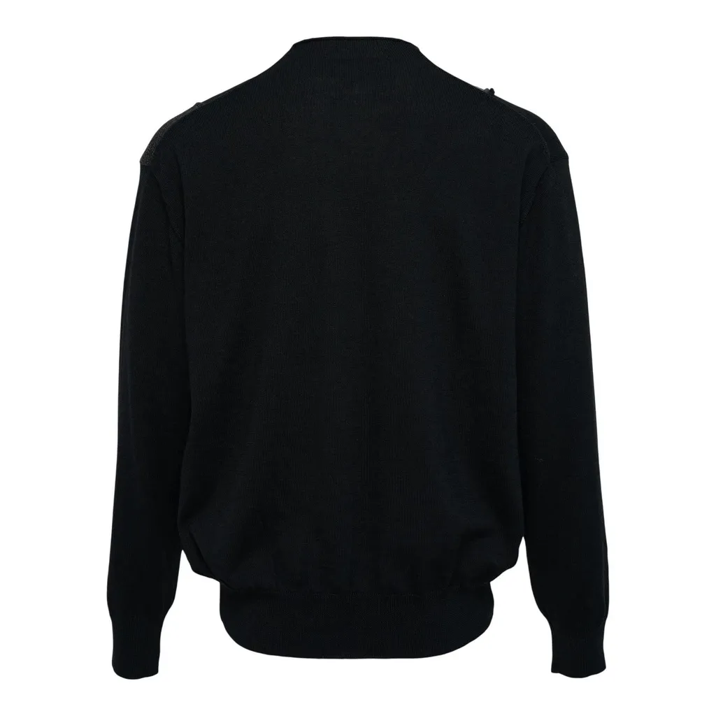 Comme Des GarÇOns Homme V-Neck Patchwork Cardigan