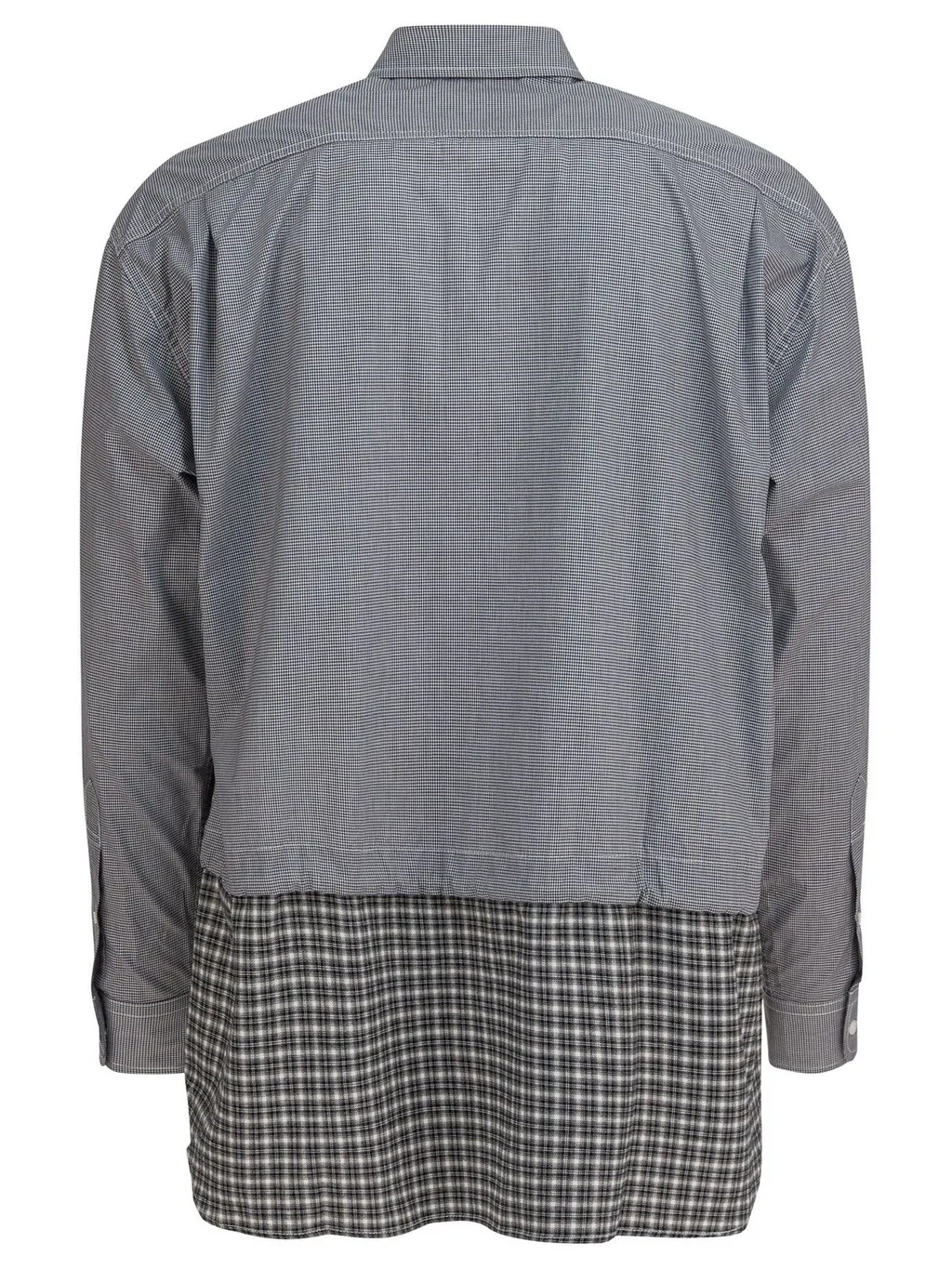 Comme Des GarÇOns Homme Check Drawstring Detailed Shirt