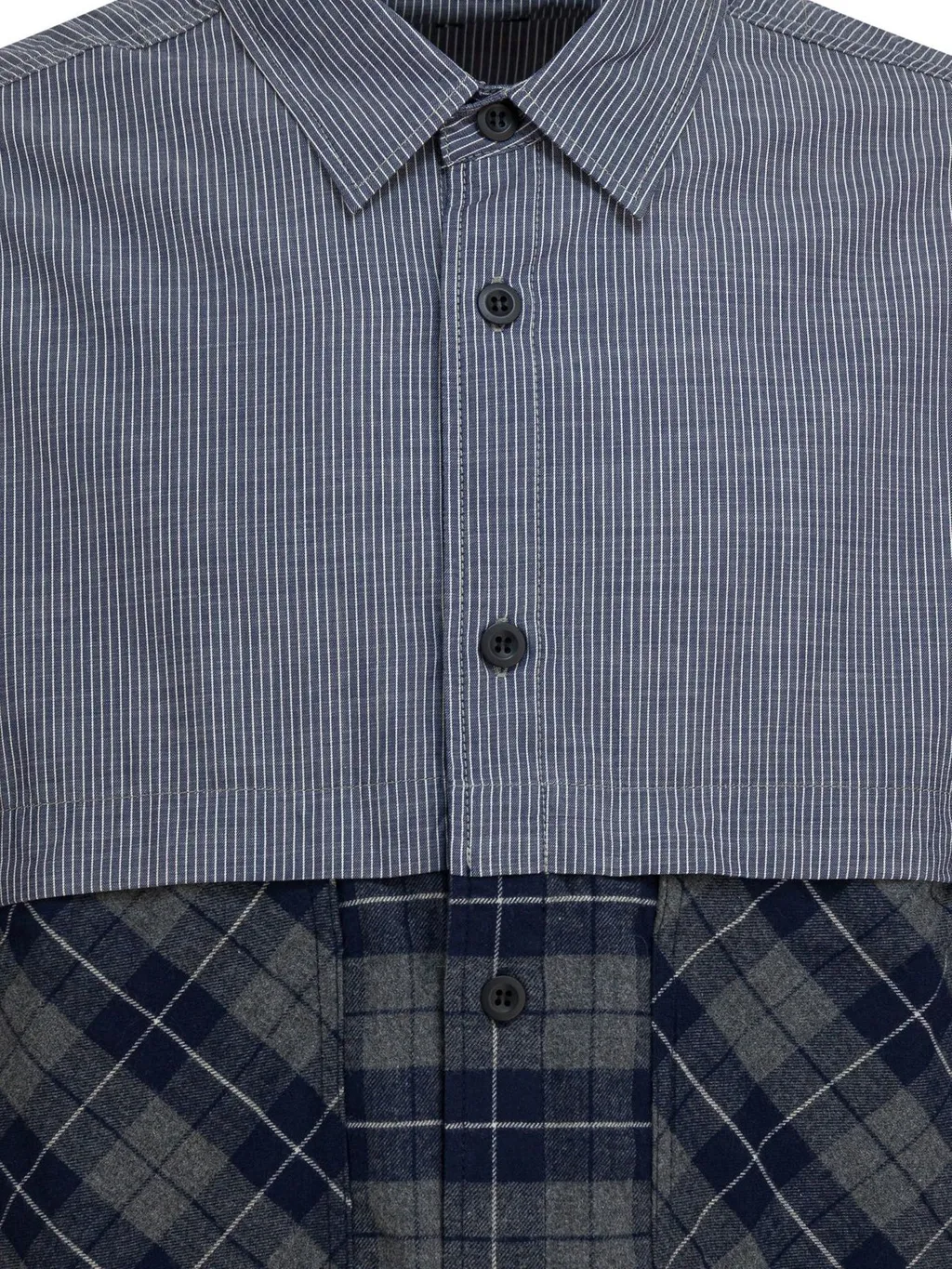 Comme Des GarÇOns Homme Panelled Buttoned Shirt