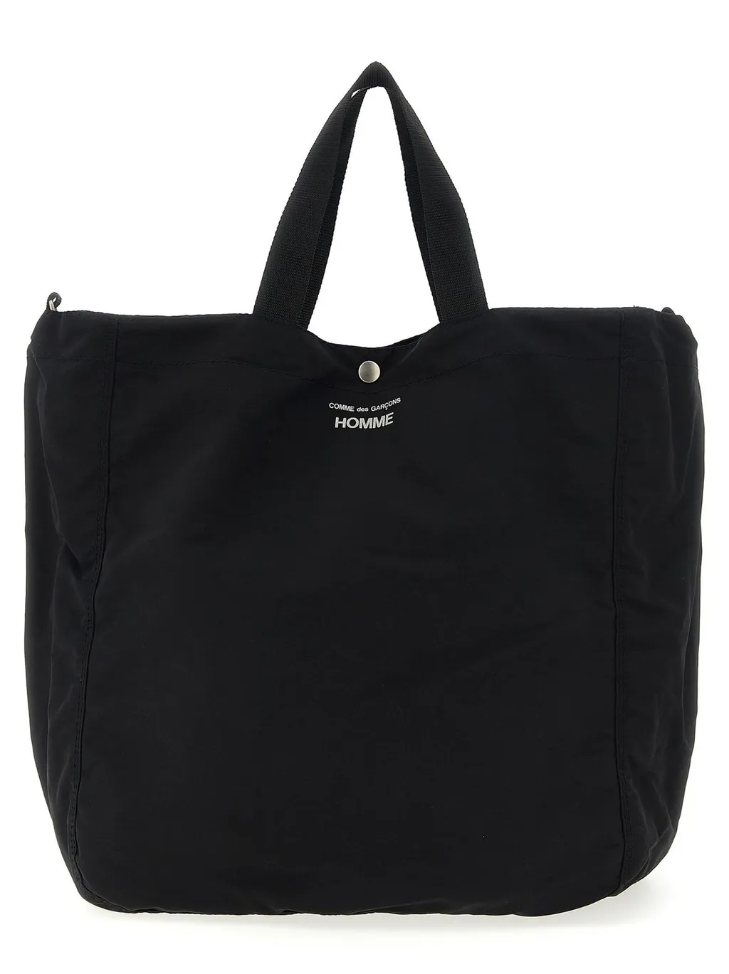 Comme Des GarÇOns Homme Logo Printed Shopping Bag
