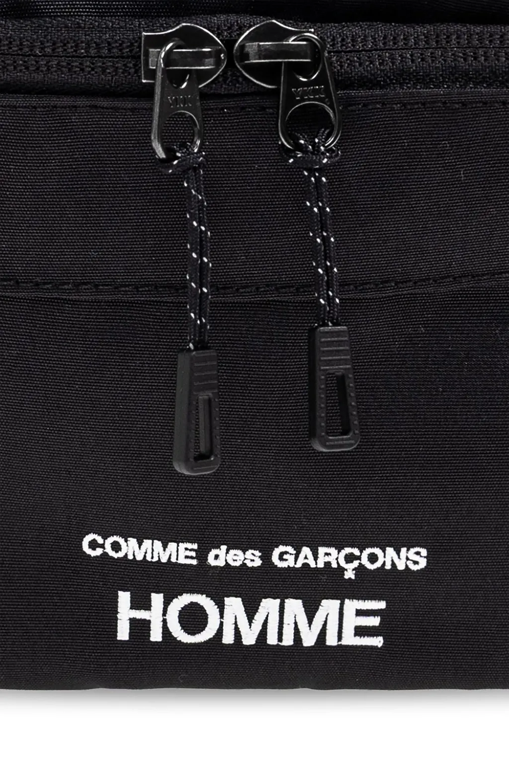Comme Des Garcons Homme Logo Printed Zipped Crossbody Bag