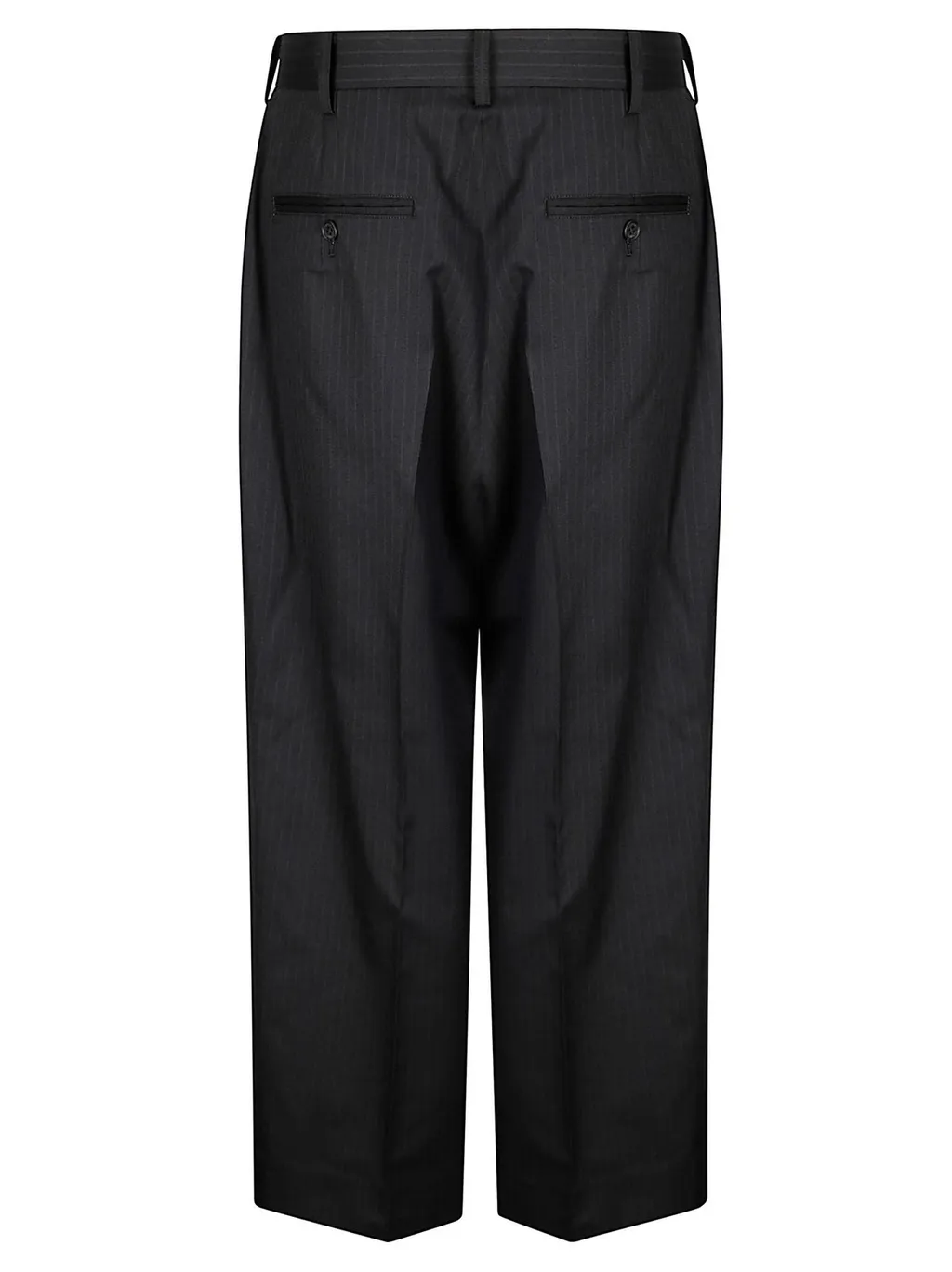 Comme Des GarÇOns Homme Striped Pleated Pants