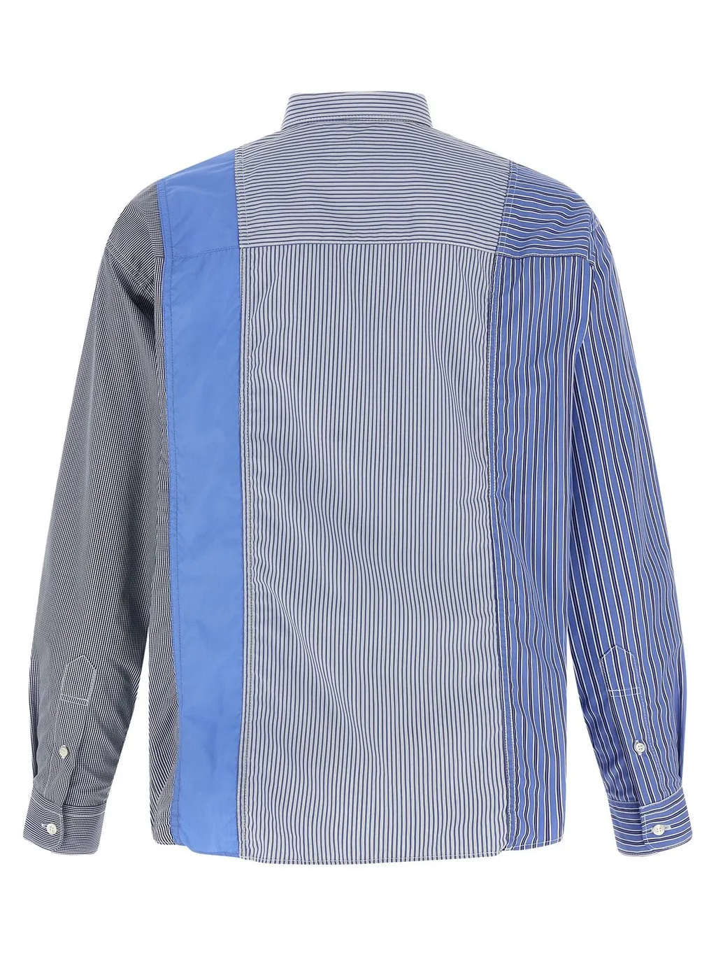 Comme Des GarÇOns Homme Patchwork Striped Shirt