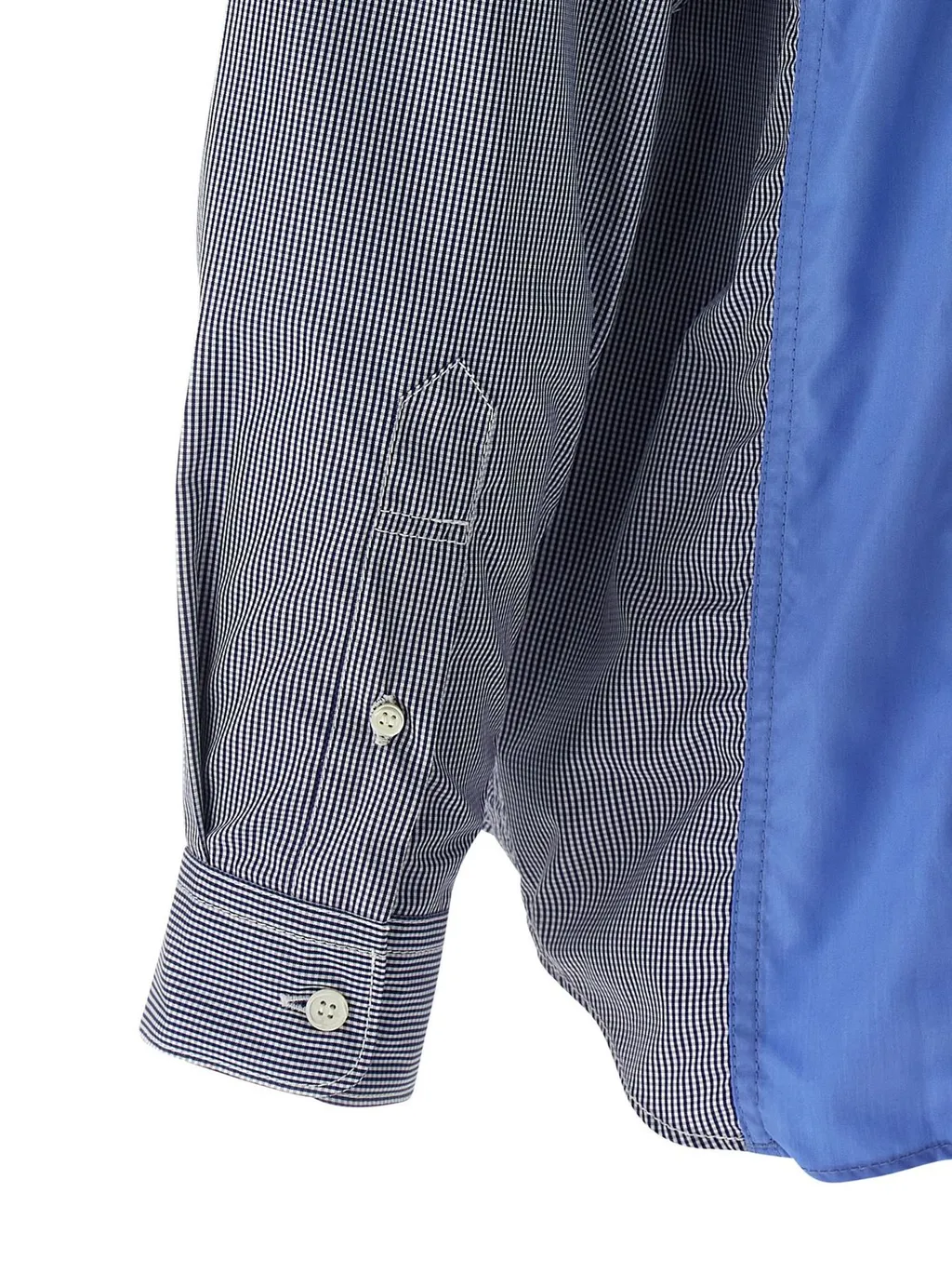 Comme Des GarÇOns Homme Patchwork Striped Shirt
