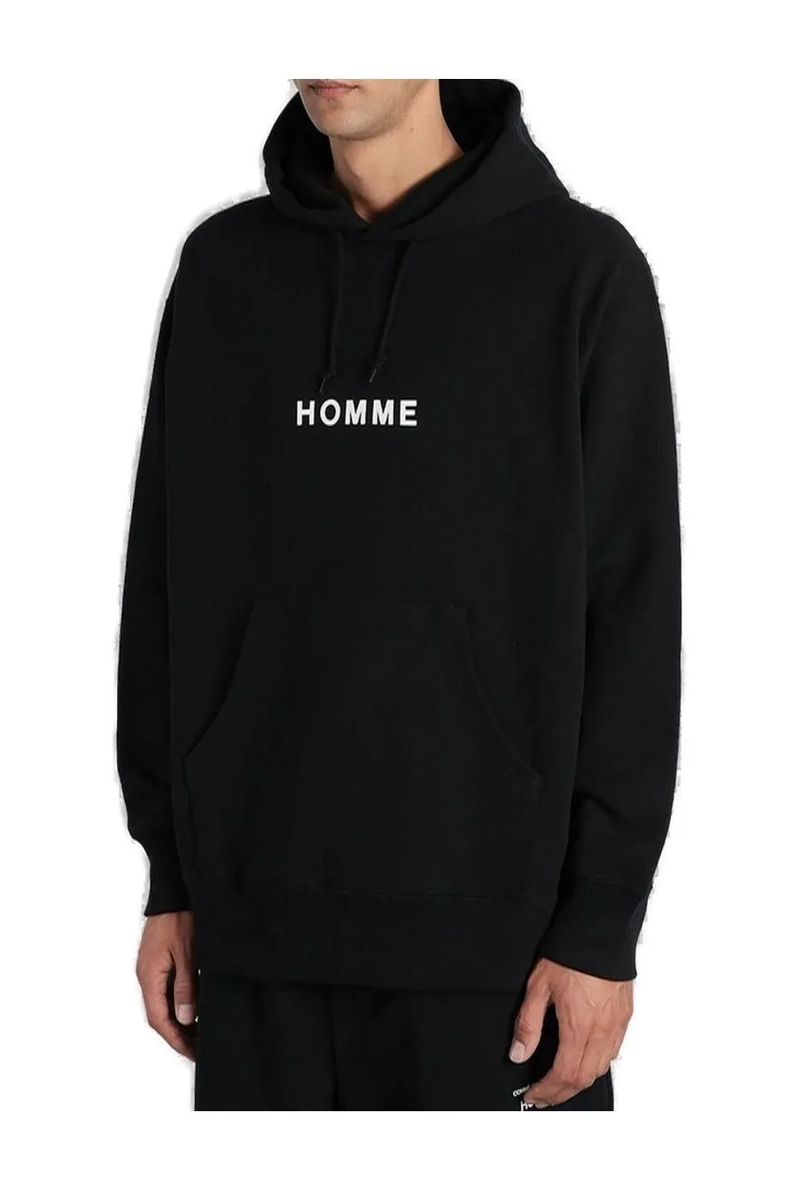 Comme Des GarÇOns Homme Logo-Printed Drawstring Hoodie