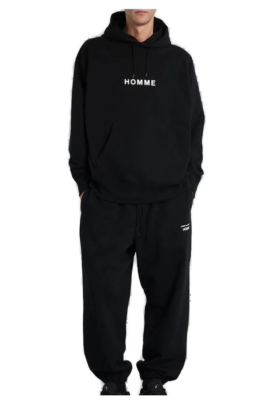 Comme Des GarÇOns Homme Logo-Printed Drawstring Hoodie