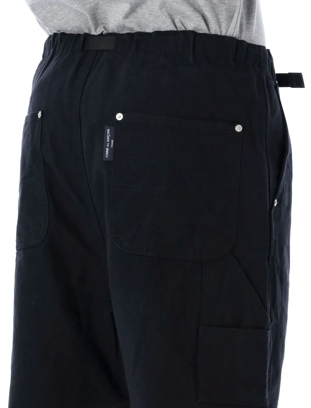 Comme Des GarÇOns Homme Clip Buckle Trousers