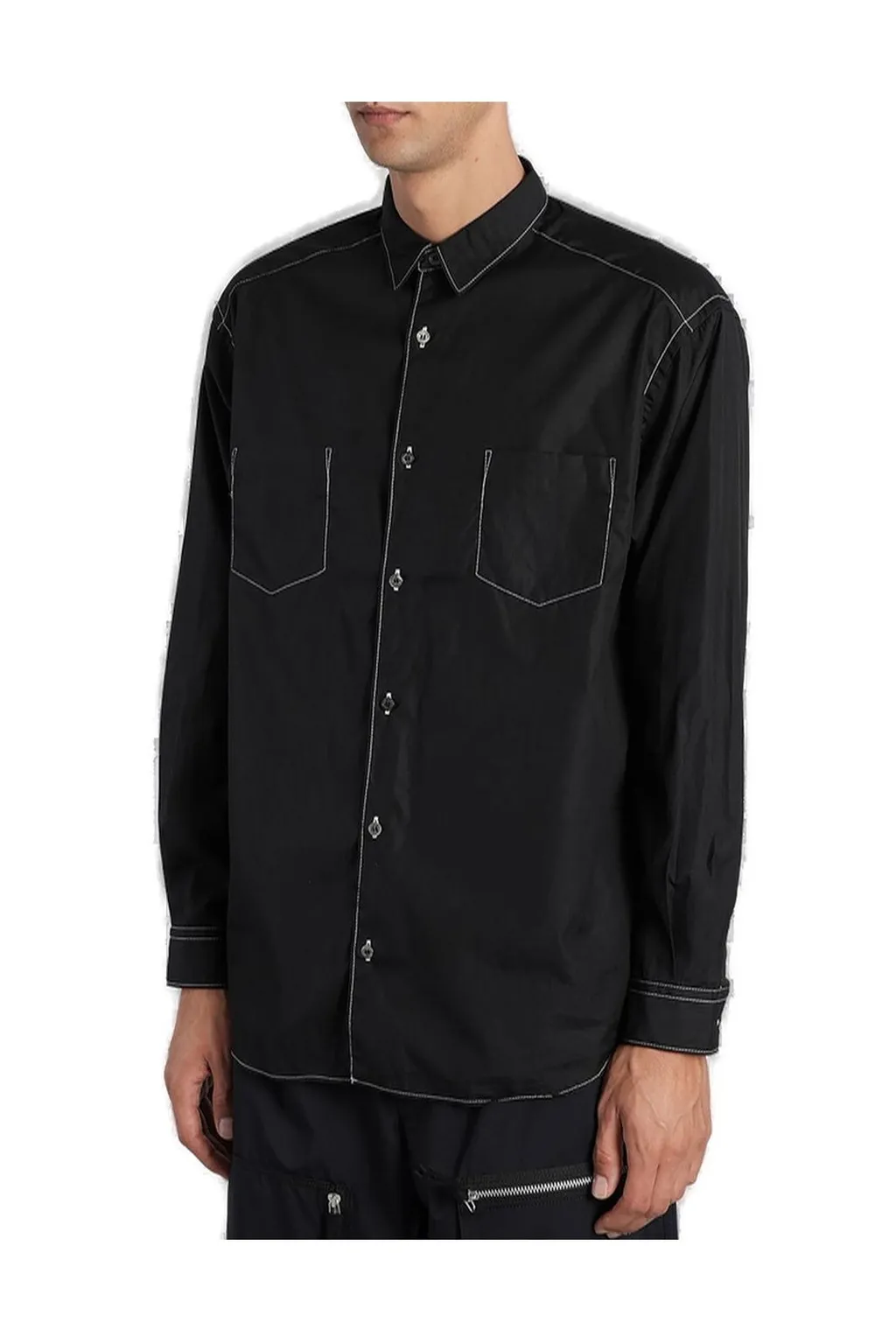 Comme Des GarÇOns Homme Contrasting Stitch Shirt