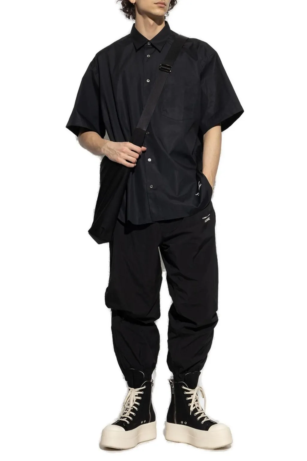 Comme Des GarÇOns Homme Logo-Printed Track Trousers
