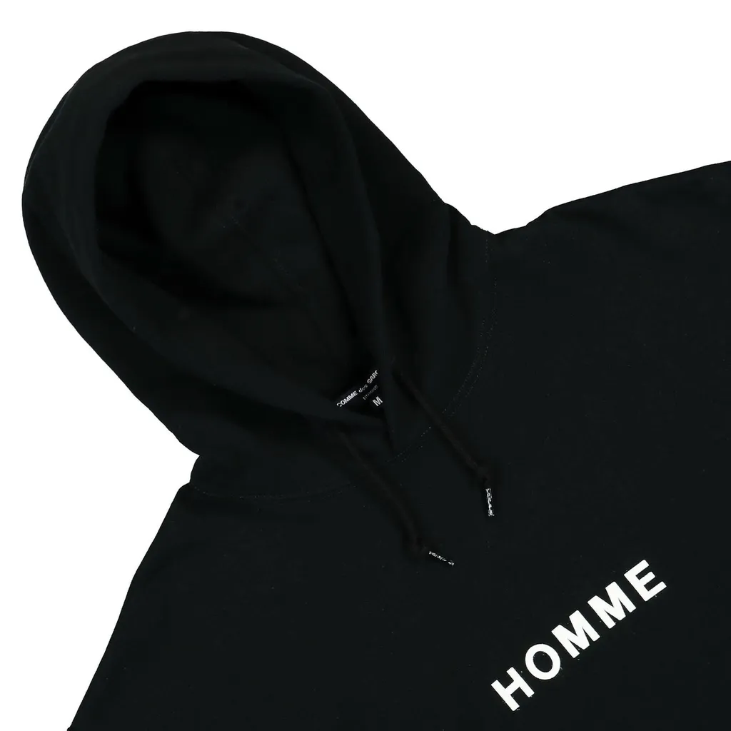 Comme Des GarÇOns Homme Logo Printed Hoodie