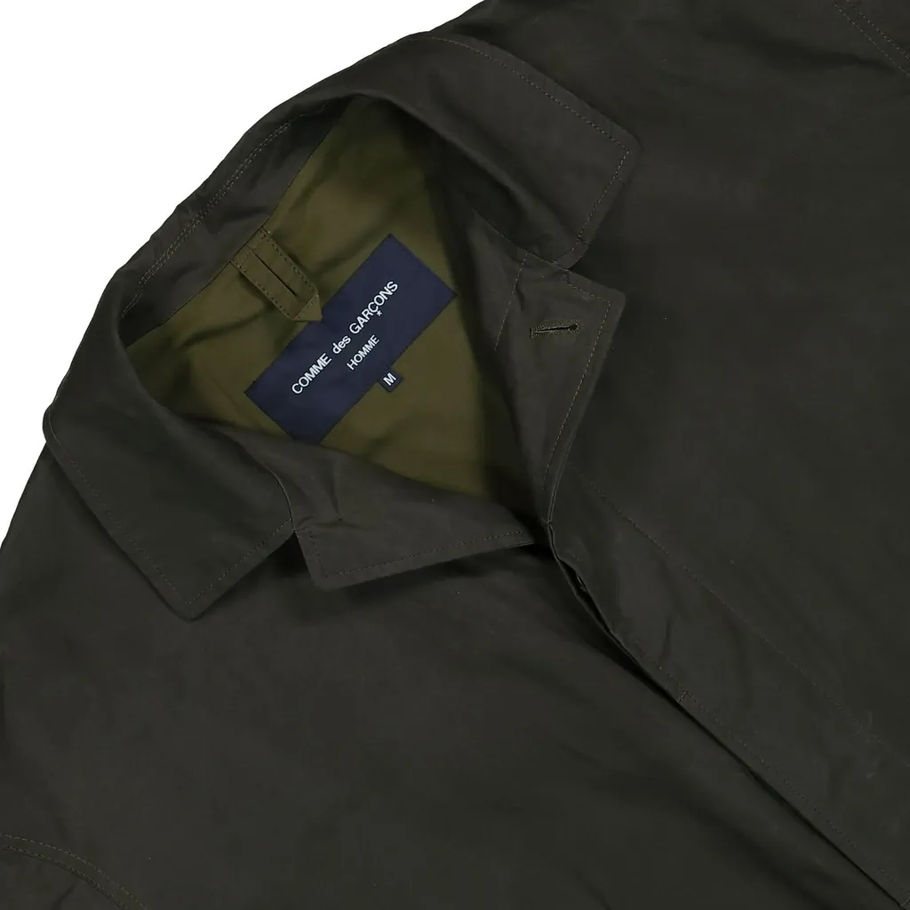 Comme Des GarÇOns Homme Long Sleeve Button Detail Coat
