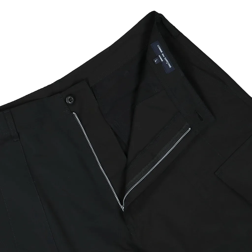 Comme Des GarÇOns Homme Cargo Drawstring Hem Trousers
