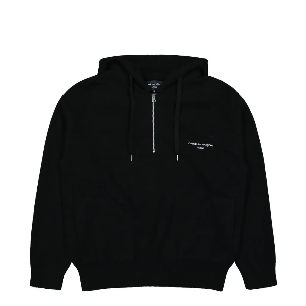 Comme Des GarÇOns Homme Logo-Embroidered Drawstring Hoodie