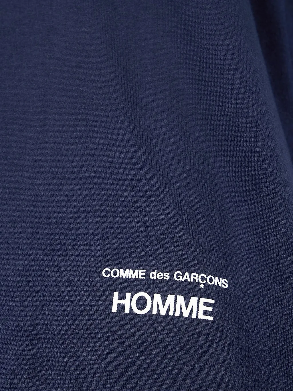 Comme Des GarÇOns Homme Logo Printed Crewneck T-Shirt