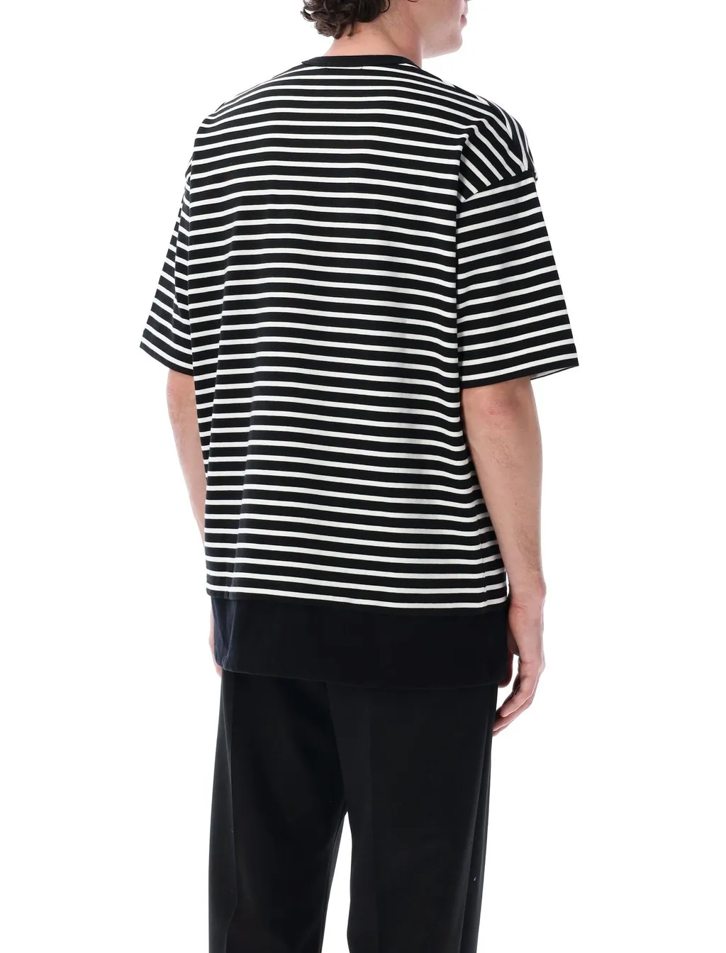 Comme Des GarÇOns Homme Striped Crewneck T-Shirt