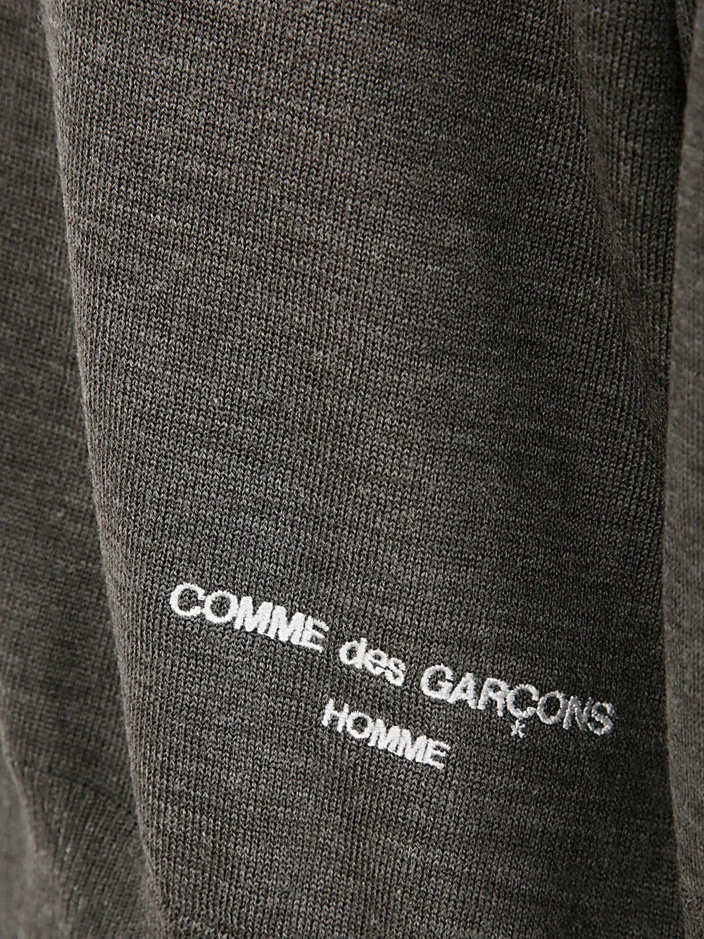 Comme Des GarÇOns Homme Logo Embroidered Cardigan