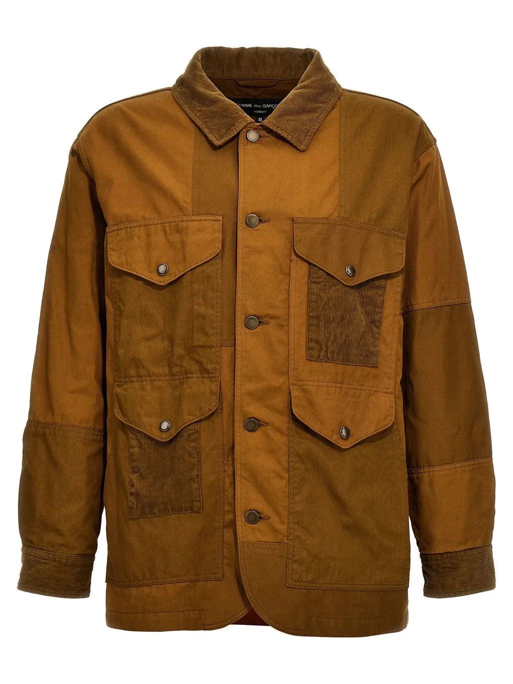 Comme Des GarҪOns Homme Panelled Buttoned Jacket