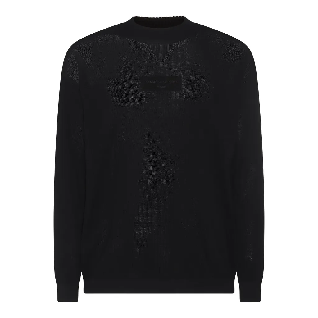 Comme Des GarÇOns Homme Logo Embroidered Oversized Jumper