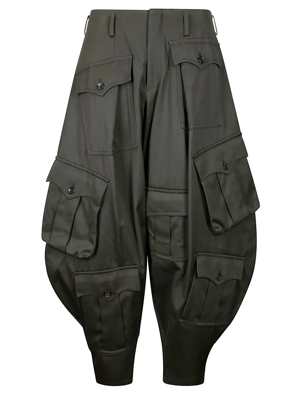 Comme Des GarÇOns Homme Plus Tonal Stitched Buttoned Trousers