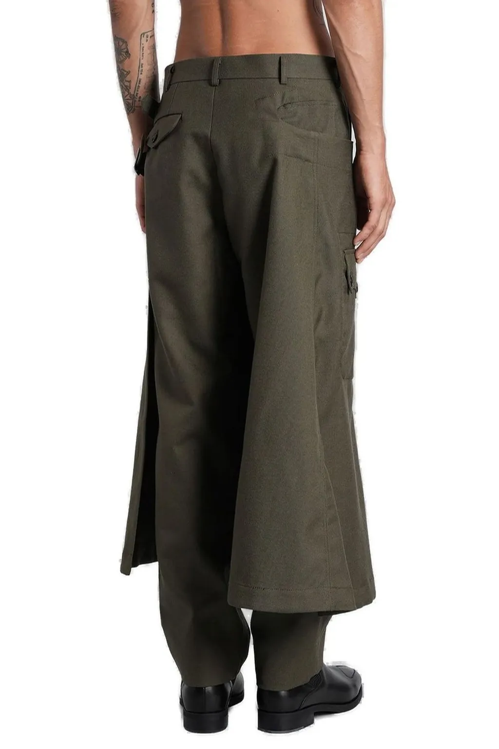 Comme Des GarÇOns Homme Plus Wrap Around Layered Pants