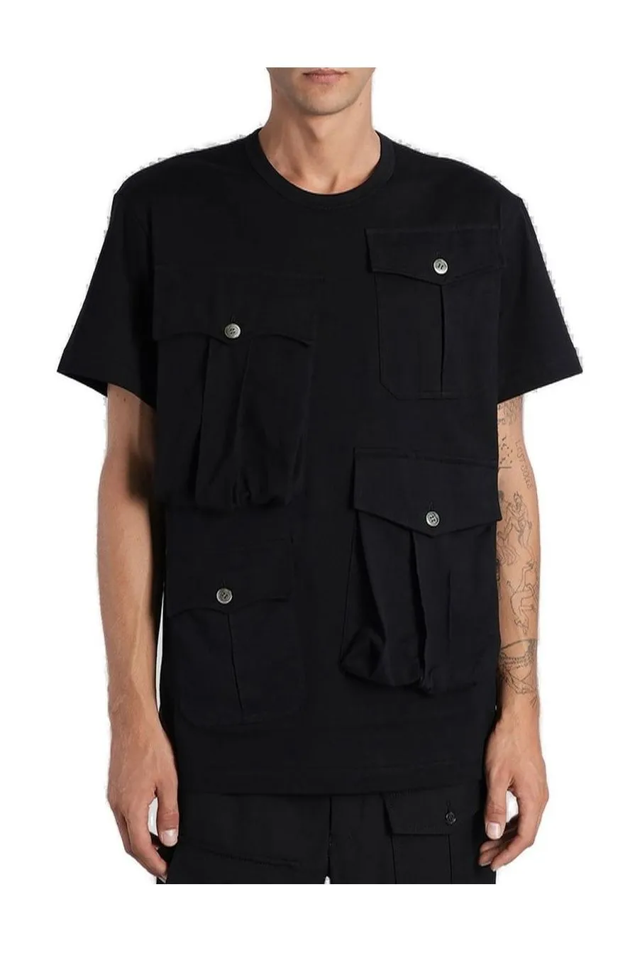 Comme Des GarÇOns Homme Plus Pocket-Detail T-Shirt