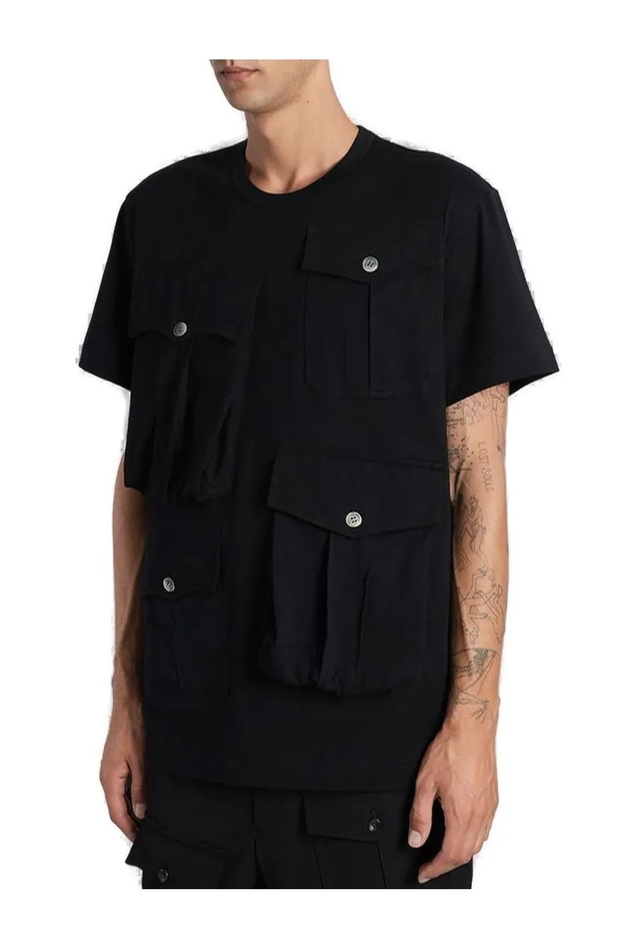 Comme Des GarÇOns Homme Plus Pocket-Detail T-Shirt