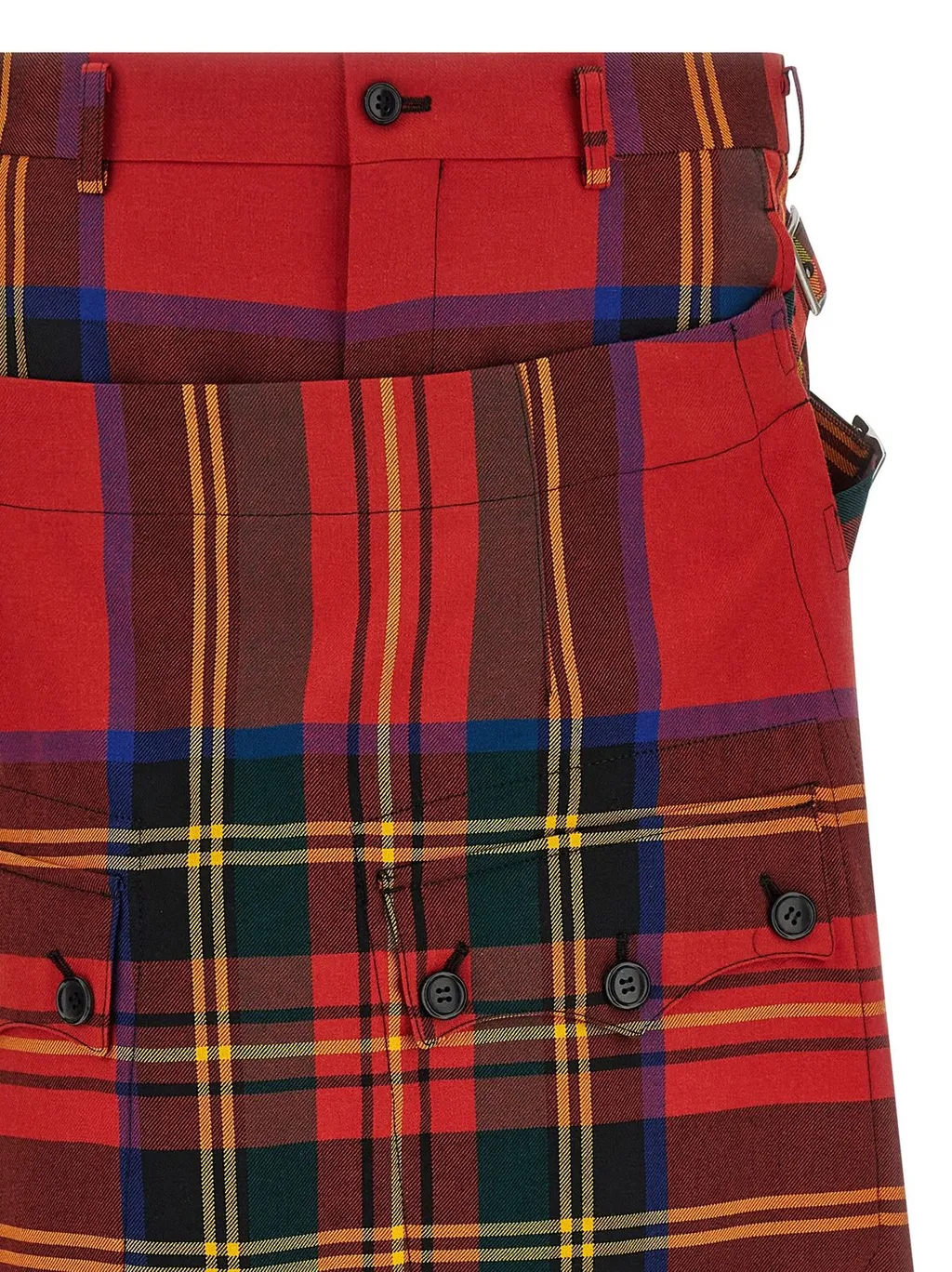 Comme Des GarÇOns Homme Plus Tartan Skirt Pants
