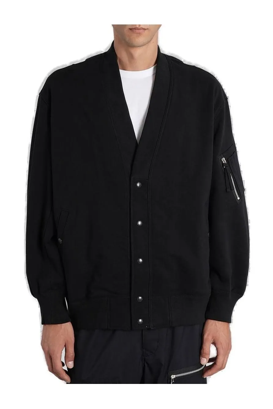 Comme Des GarÇOns Homme Plus V-Neck Casual Jacket