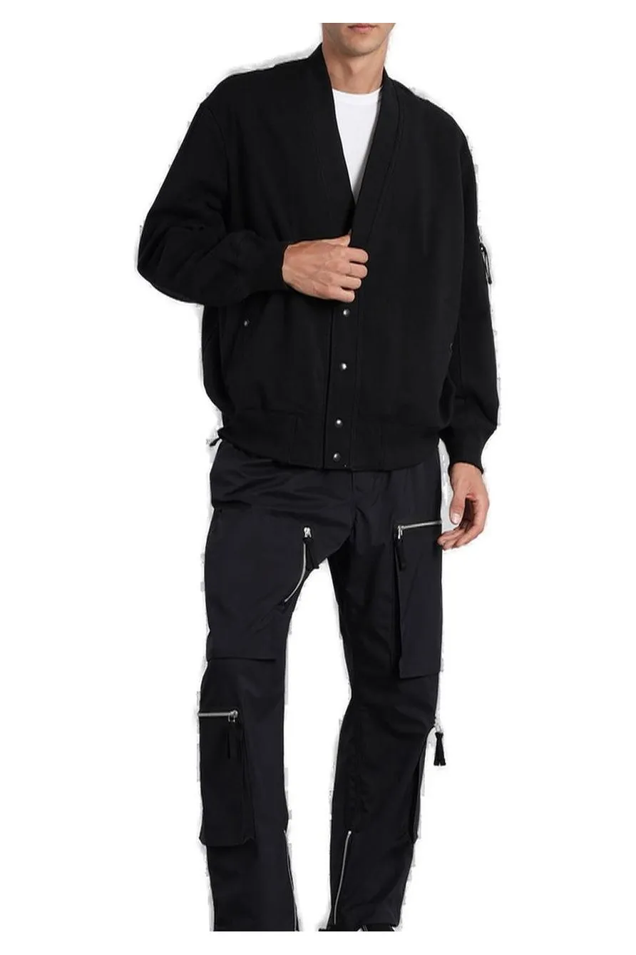 Comme Des GarÇOns Homme Plus V-Neck Casual Jacket