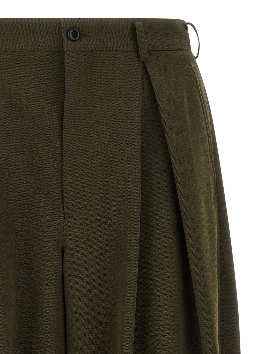 Comme Des GarÇOns Homme Plus Pleated Trousers