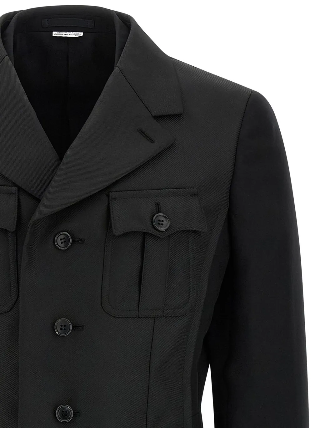 Comme Des GarÇOns Homme Plus Single Brested Layered Blazer