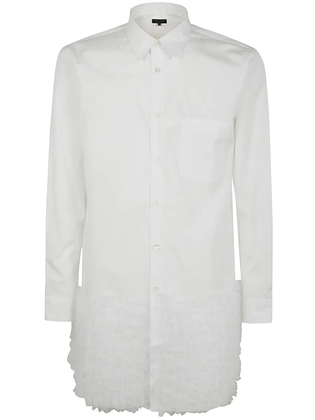Comme Des GarÇOns Homme Plus Ruffled Buttoned Shirt