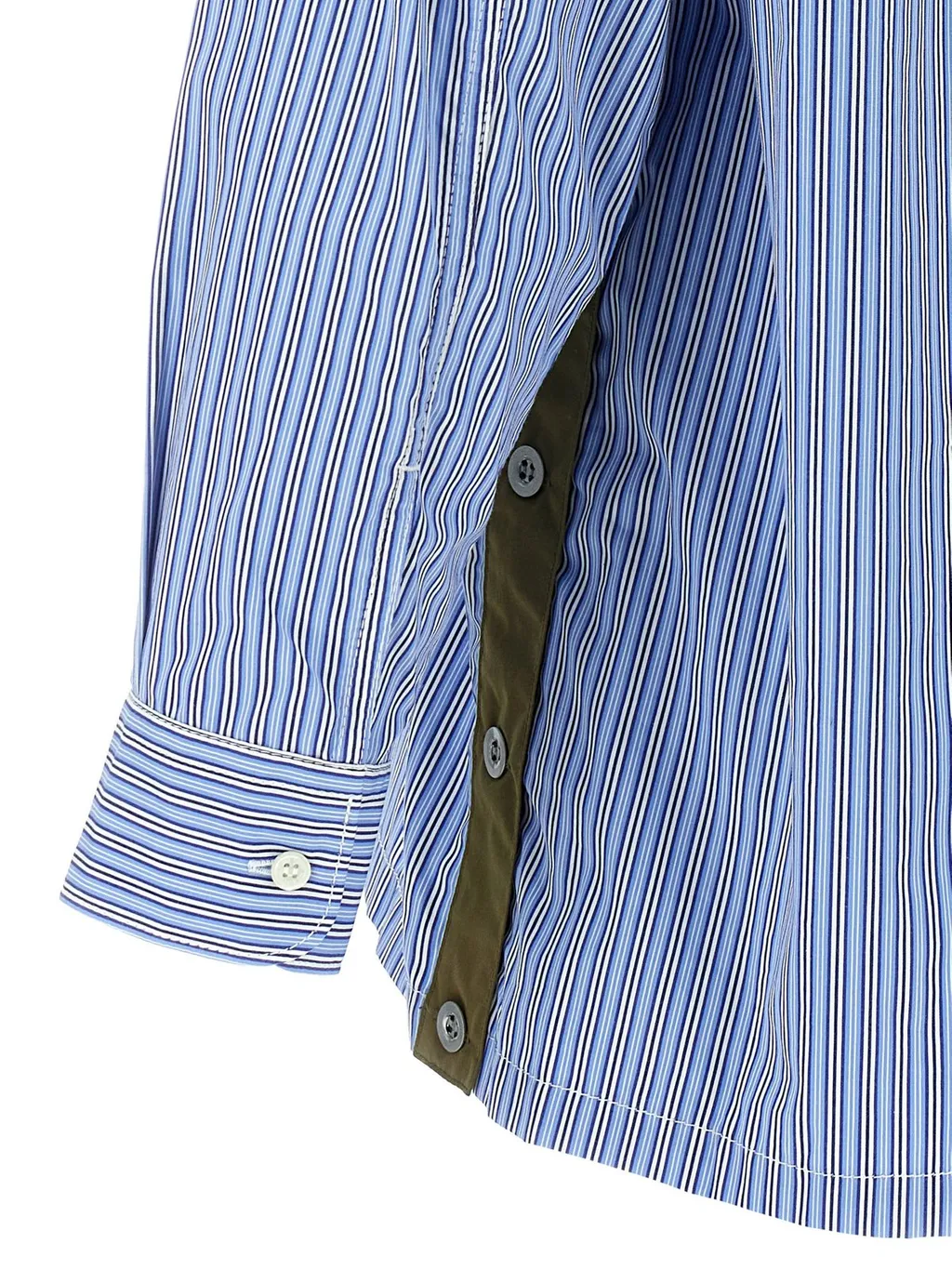 Comme Des GarÇOns Homme Plus Striped Buttoned Shirt
