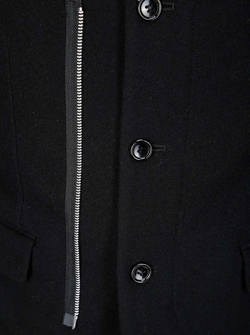 Comme Des GarÇOns Homme Plus Zip-Detailed Jacket