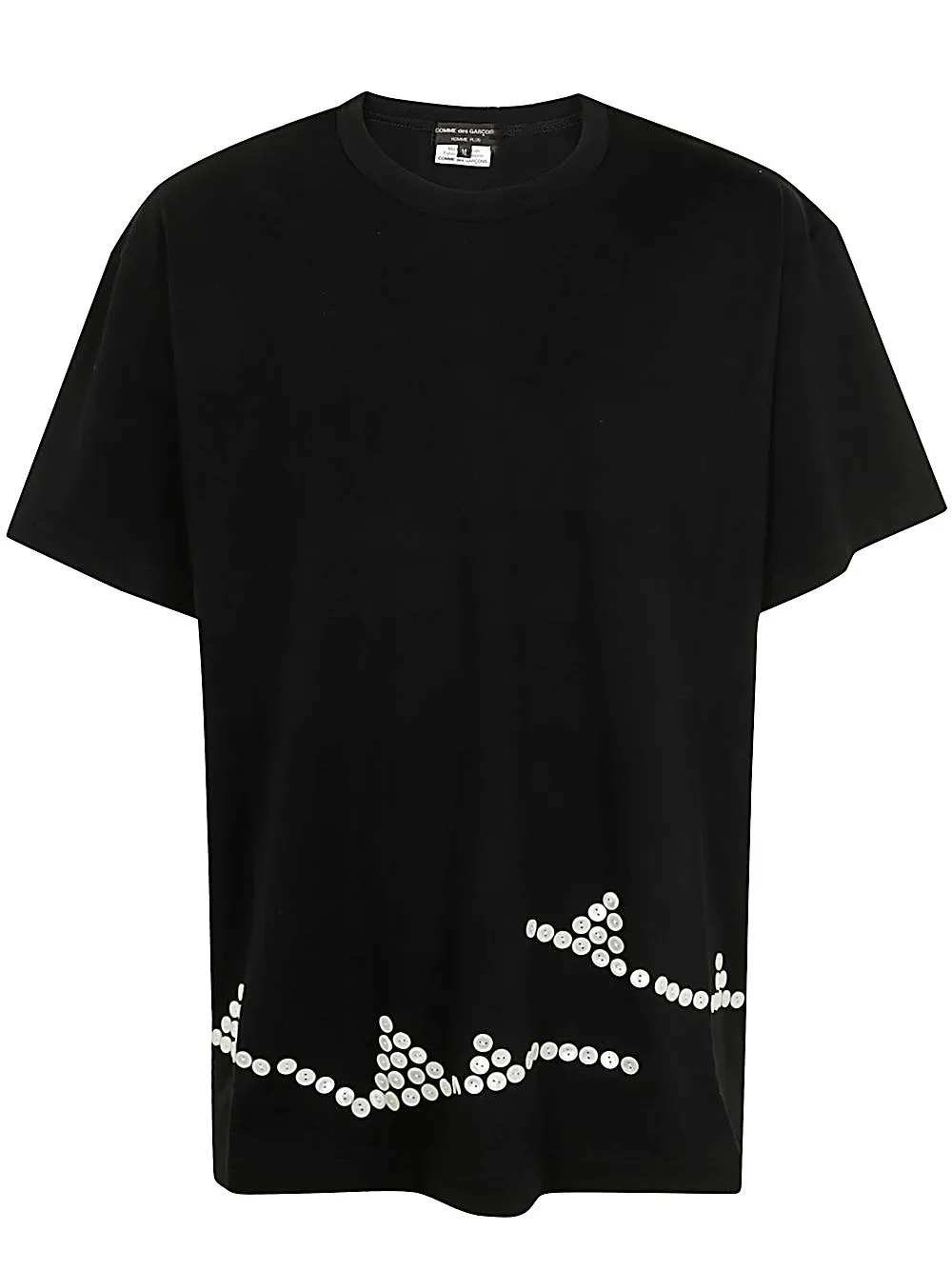Comme Des GarÇOns Homme Plus Button Detailed T-Shirt
