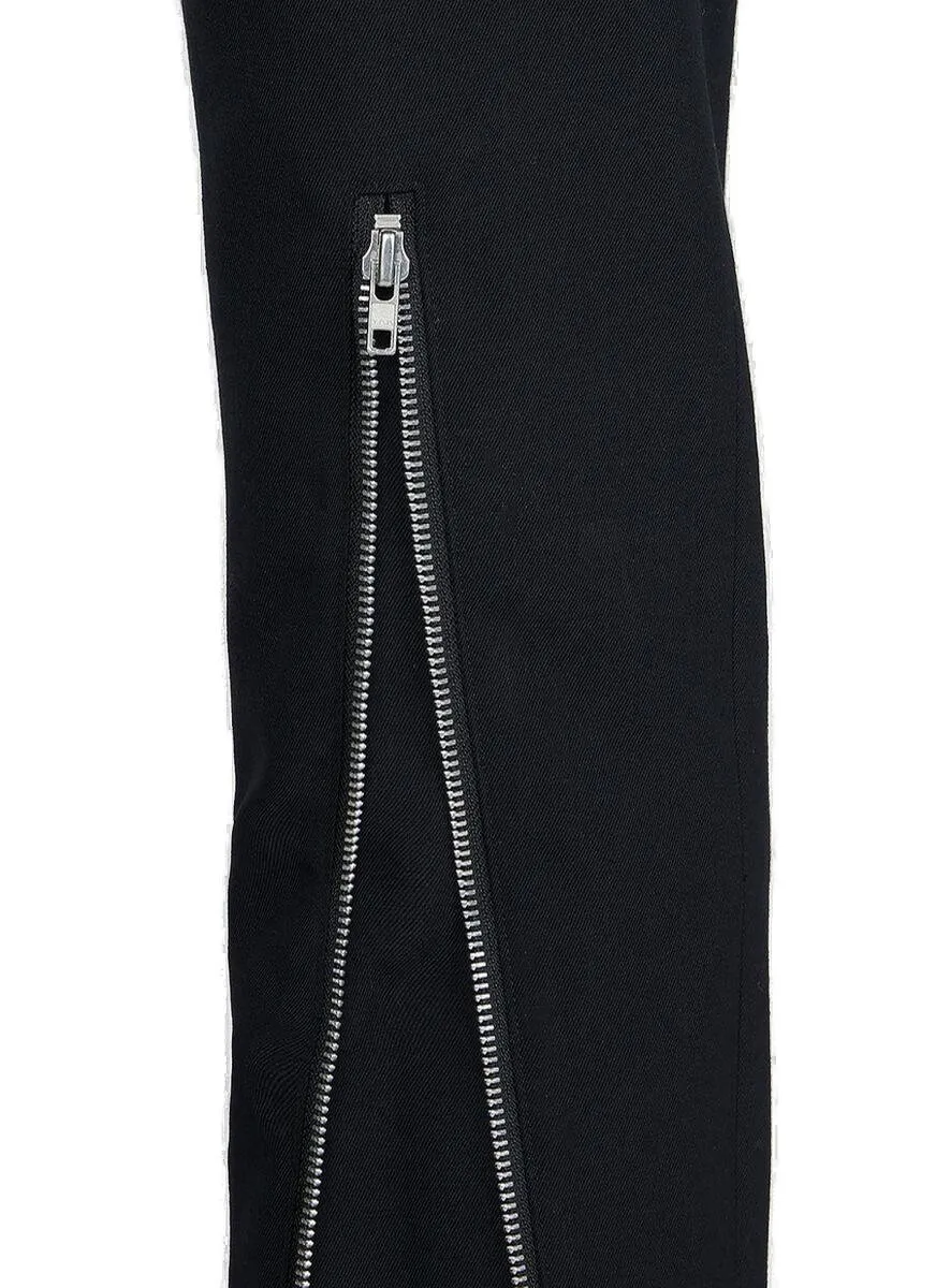 Comme Des GarÇOns Homme Plus Zip Detailed Pants