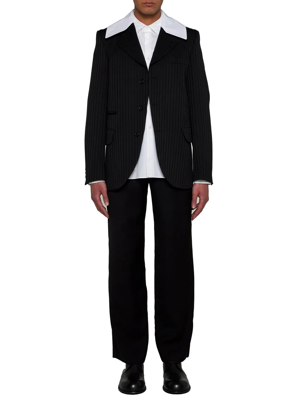 Comme Des GarÇOns Homme Plus Cropped Trousers