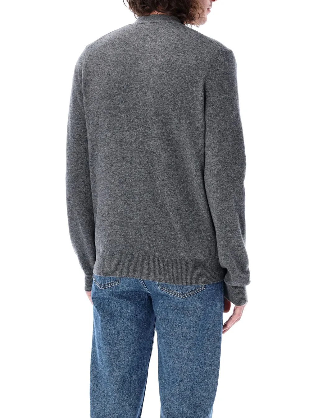 Comme Des GarÇOns Play Iconic Patch Buttoned Cardigan