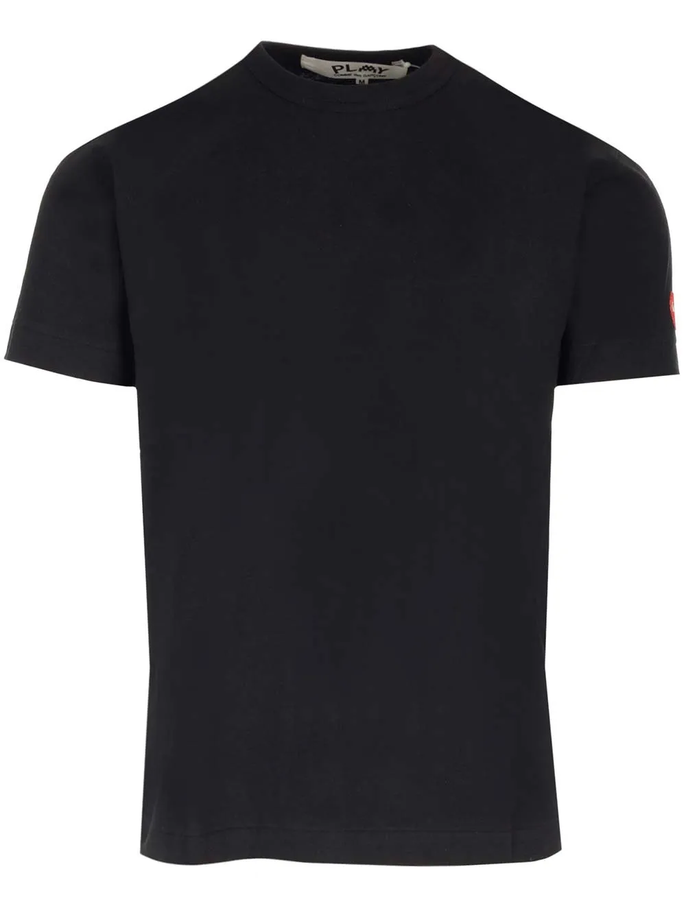 Comme Des GarÇOns Play Logo Patch Crewneck T-Shirt