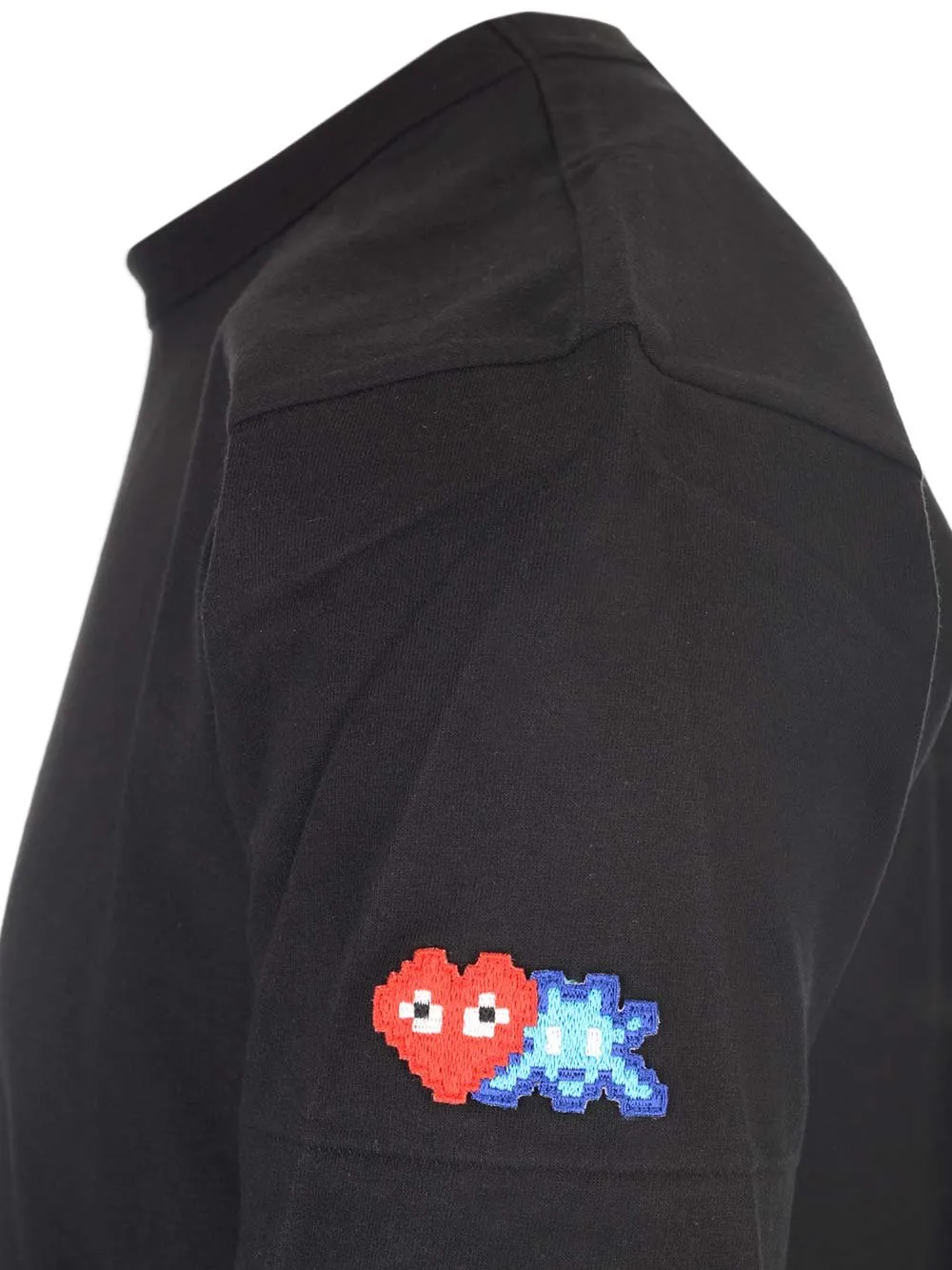 Comme Des GarÇOns Play Logo Patch Crewneck T-Shirt