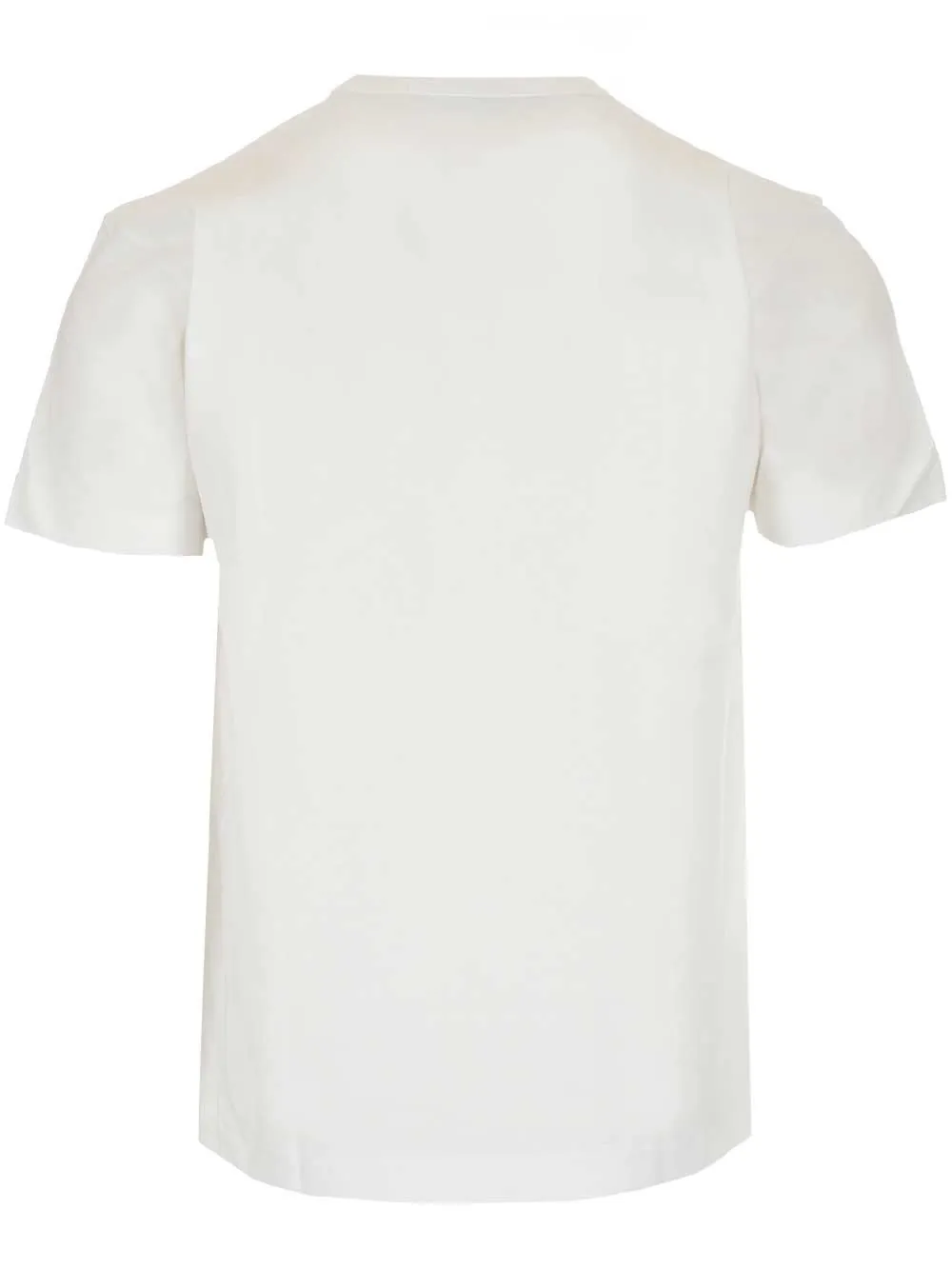 Comme Des GarÇOns Play Heart Logo Printed Crewneck T-Shirt