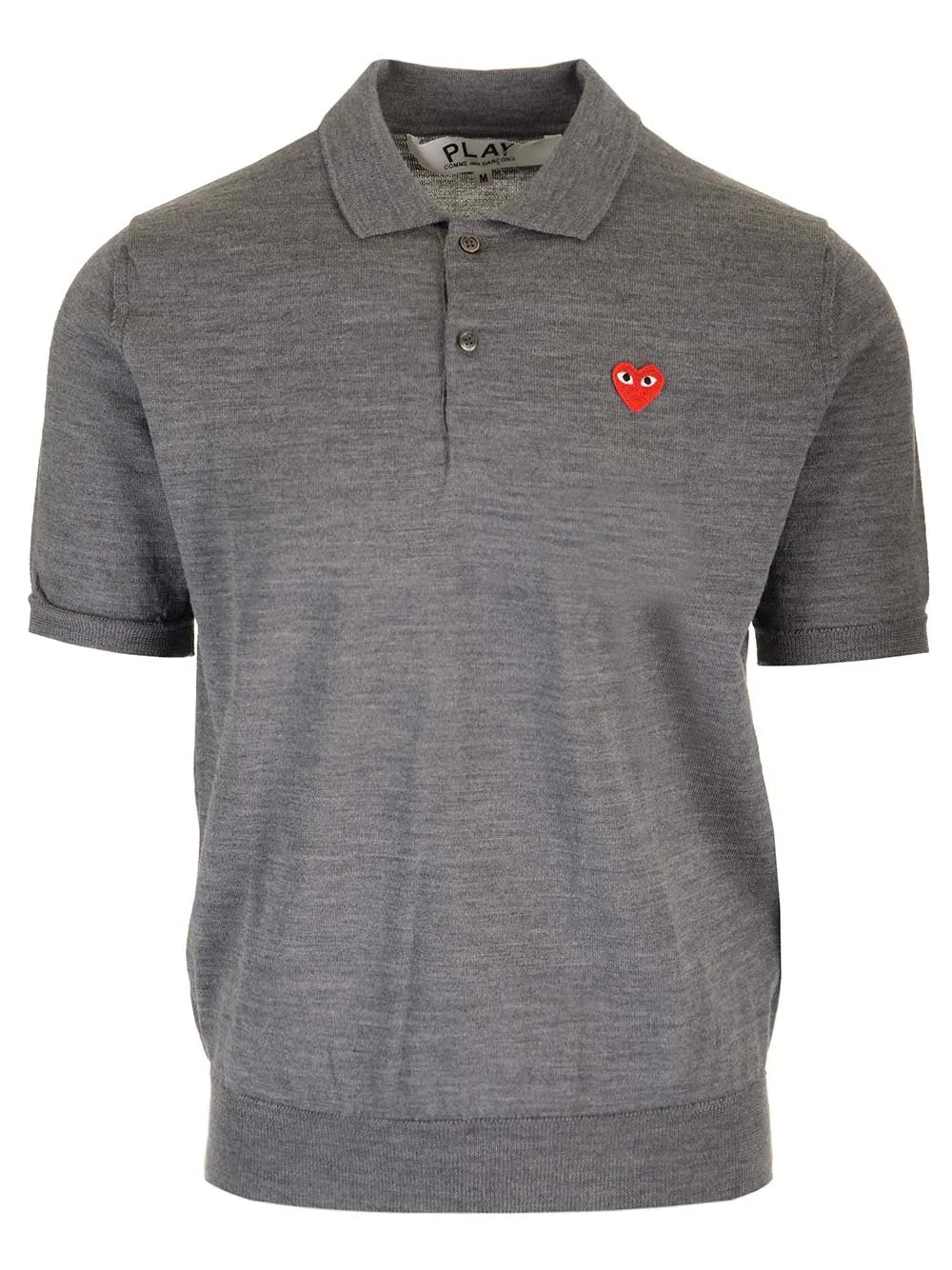 Comme Des GarÇOns Play Heart Patch Polo Shirt