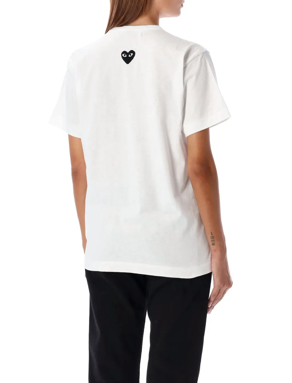 Comme Des GarÇOns Play Logo Detailed Crewneck T-Shirt