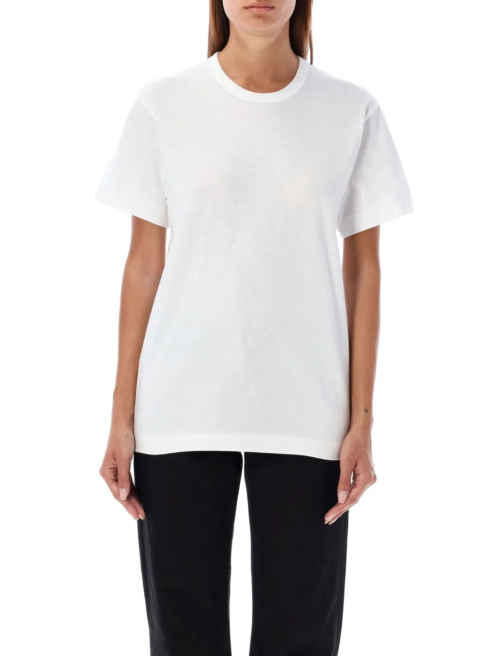 Comme Des GarÇOns Play Logo Detailed Crewneck T-Shirt