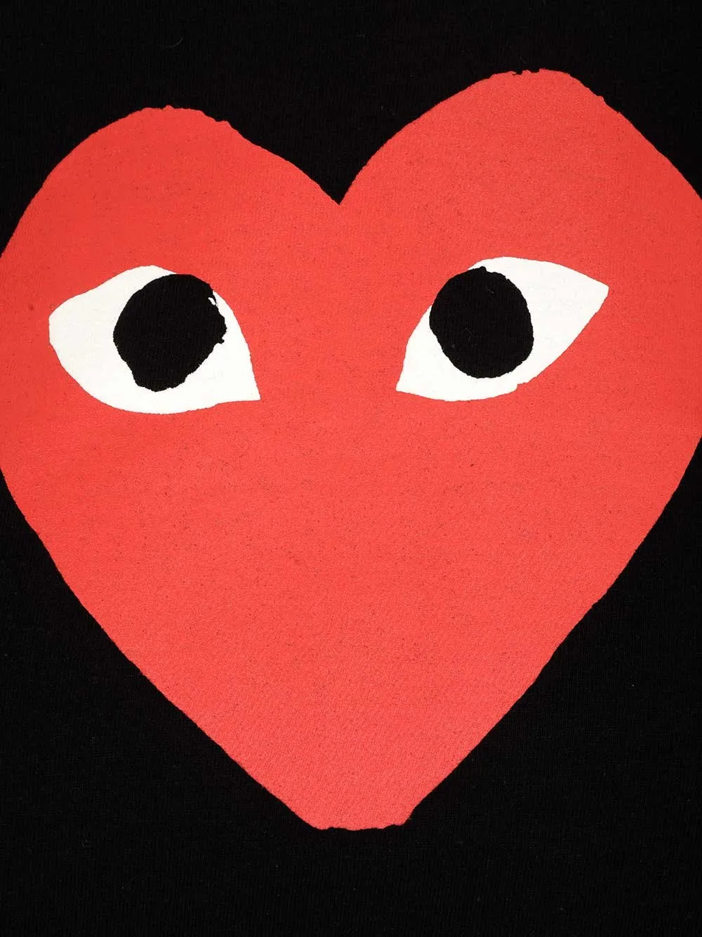 Comme Des GarÇOns Play Heart Printed Crewneck T-Shirt