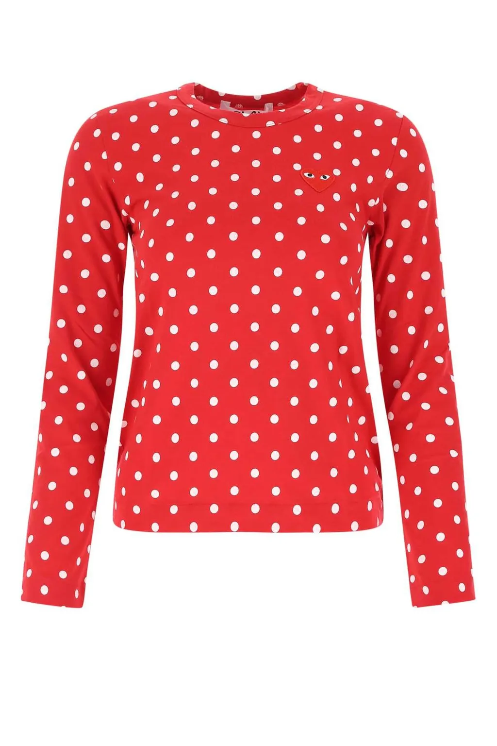 Comme Des GarÇOns Play Polka Dot Long-Sleeved T-Shirt