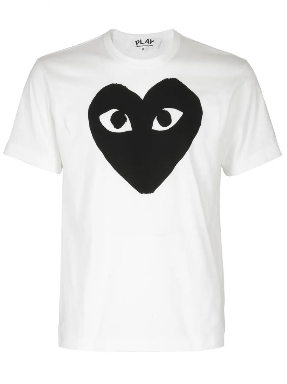 Comme Des GarÇOns Play Heart Printed Crewneck T-Shirt