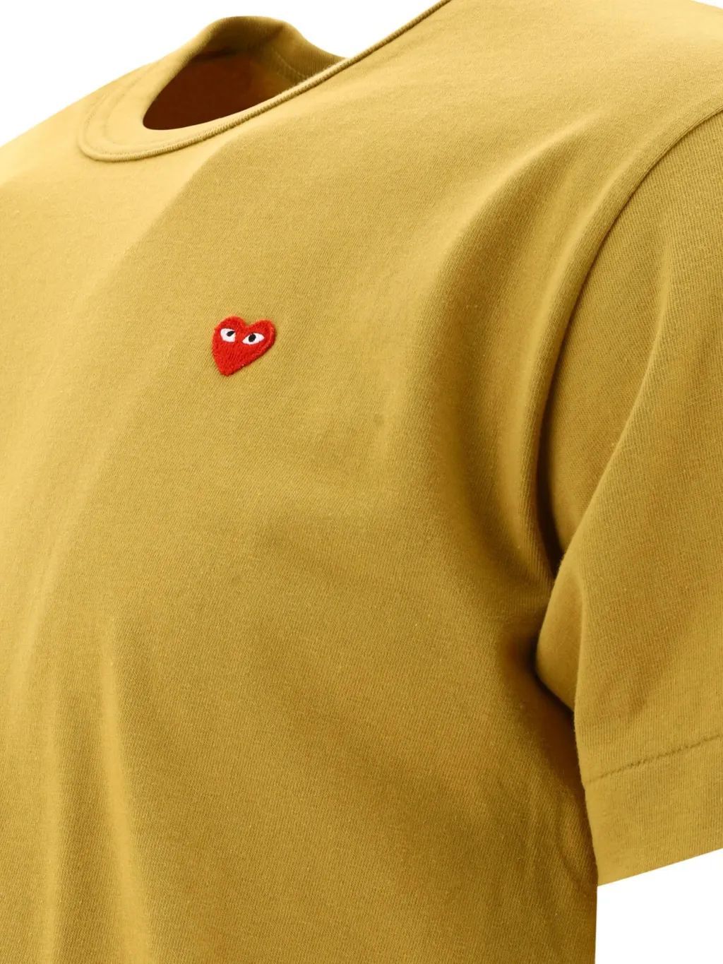 Comme Des GarÇOns Play Heart Embroidered Crewneck T-Shirt