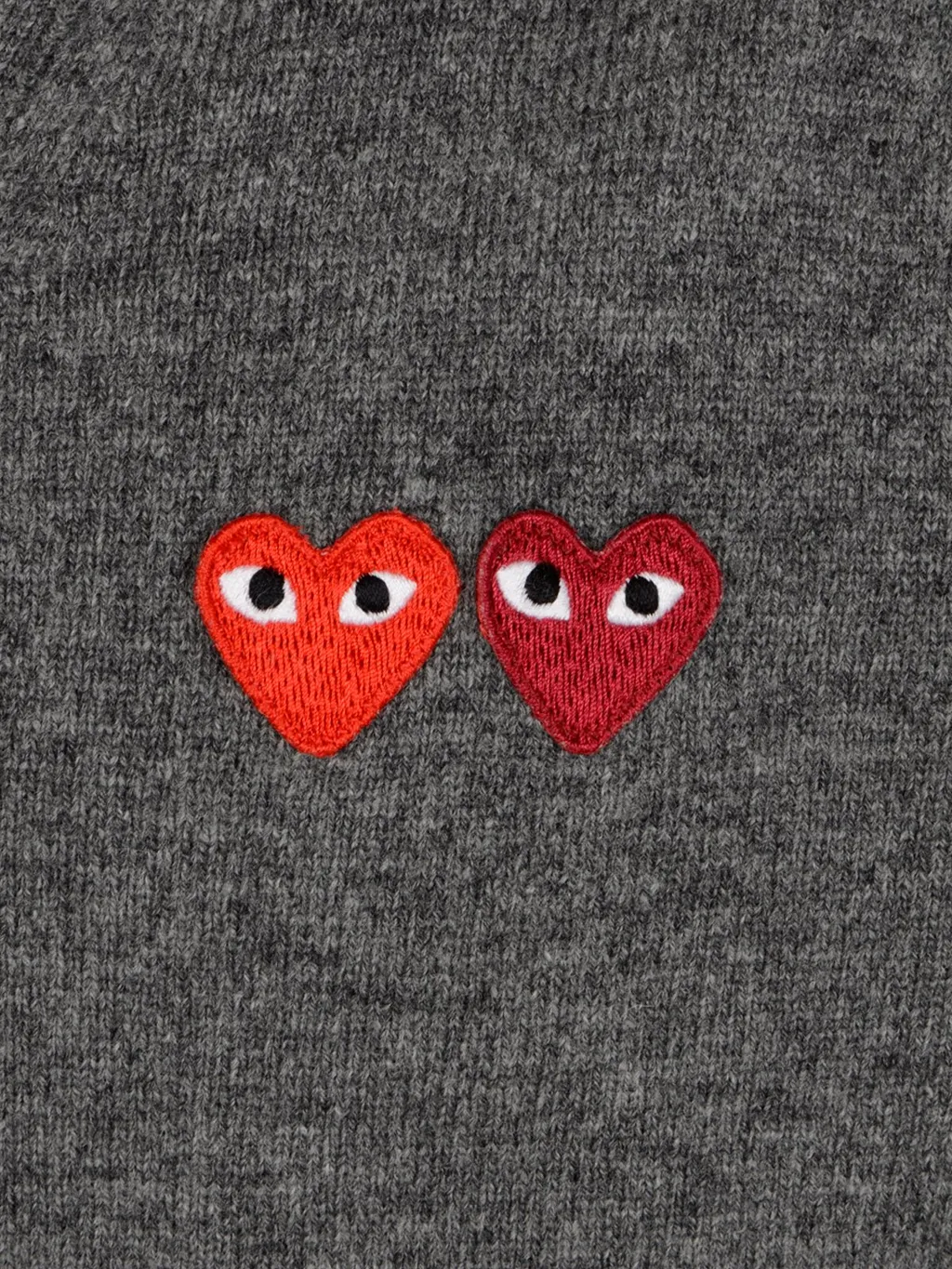 Comme Des GarÇOns Play Heart-Patch Knitted Cardigan