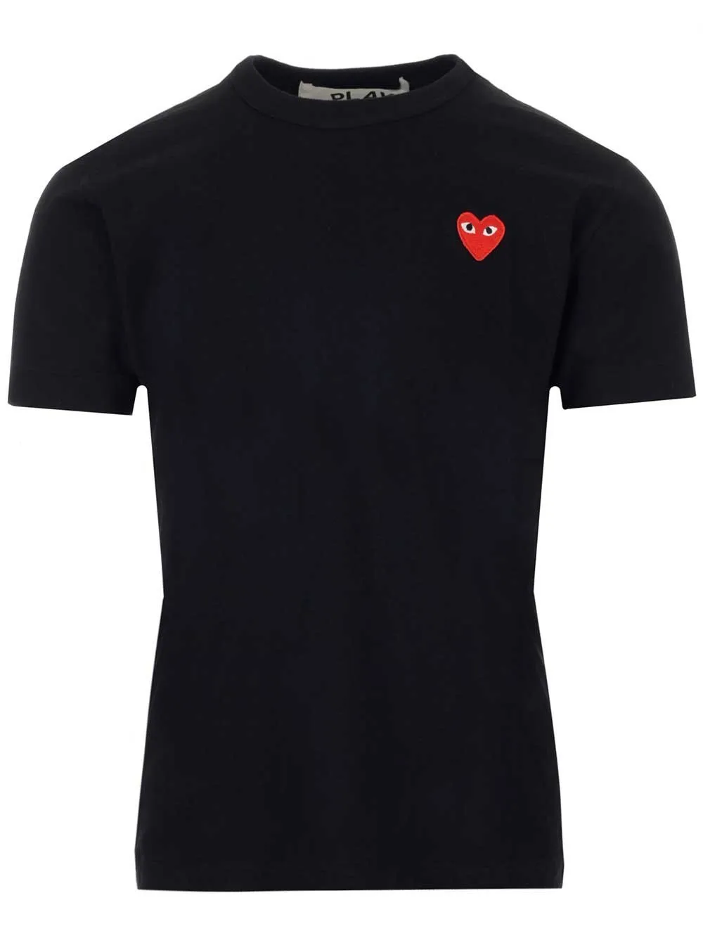 Comme Des GarÇOns Play Heart Logo Patch Crewneck T-Shirt